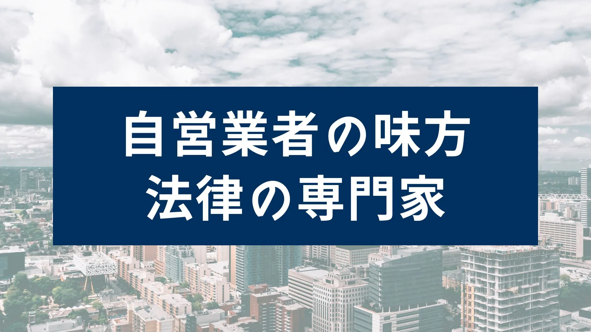 専門の法的知識：弁護士が自営業者の最強のパートナーになり得る理由4選 尚blog